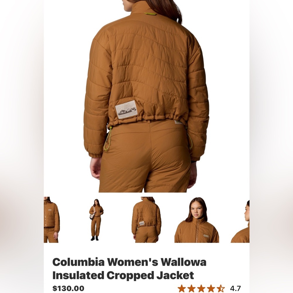 Columbia Women's Wallowa Insulated
Cropped Jacket - Picture 2 of 13